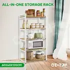 5 Tier Kitchen Storage Shelf Microwave Oven Stand Industrial Kitchen Bakers Rack