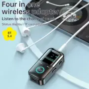 4IN1 USB Wireless BluetoothTransmitter Receiver for Car Music Audio Aux Adapte30