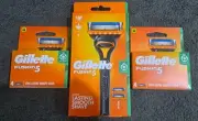 Gillette Fusion 5 Razor Handle + 2 Boxes Refills 10 Blades