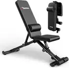 Adjustable Weight Bench, Strength Training Bench Press Foldable Sit Up Inclin...