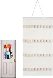 galeyyu Headband Storage Wall - 40 Slots Felt Organizer Holder for Headband - Headband Storage Holder for School Dormitory, Bedroom, Living Room
