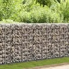 Gabion Basket Galvanized Steel Wire 100x50x100 cm Heavy Duty Garden Landscape