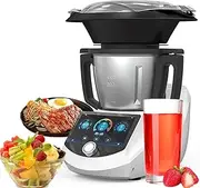 Auto Cooking Machine, Multifunctional Food Processor with Built-in Receipes, Scale & WiFi, TFT Touch Screen, 3L Smart Kitchen Robot, Chef Robot for Cook Weigh Stir-Frying