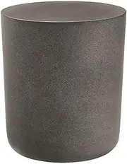 Modway Brion Concrete Stool in Gray - 16 Inch Cement Patio Sitting Stool - Living Room Side End Table - Indoor Outdoor Accent Stool