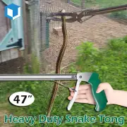 47" Heavy Duty Reptile Snake Tong Corn Rattle Snake Catcher Handling Tool Stick