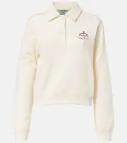 [Prada] Prada Cotton polo sweater AU 10 white