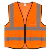 Reflective Safety Vest XX-Large High Visibility Security Vests Orange