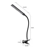 Double Desk Lamp Eye Protection Dimming Clip Usb Plug-In Led Night Lig
