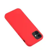 iPhone 12 Pro Max Compatible Case with Premium Soft Feeling Jelly - Red