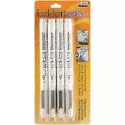 Le Pen Technical Drawing Set 4/Pkg .05mm, .1mm, .5mm, .8mm Black