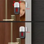 Battery Powered Magnetic Door and For Window Alarm Sensor for Home Use