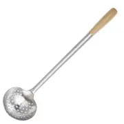NEW Chef Inox S/Steel Skimmer Bowl W/Wooden Handle 13x40cm