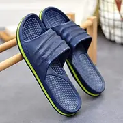 [XBCDX] Open Toe Slide Slippers Mens Slip On Summer Sandals Inner Bathroom Anti-Slip Bathing Home Sandals Soft Sandals (Size : 41)