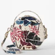 NWT Brahmin Extravaganza Melbourne Lane Leather Crossbody Bag purse $265