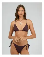 [All About Eve] Tilda High Tie Side Pant in Brown