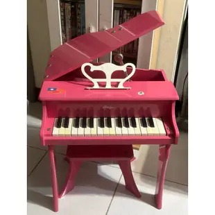 德國hape兒童木製三角鋼琴30鍵機械鋼琴（二手）
