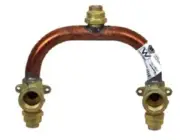 Brasshards U-TYPE BATH/SHOWER COMBINATION 15mm Riser, 200mm Centre, 3CB402