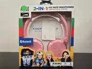 Altec Lansing 2-in-1 Bluetooth and Wired Kid-Safe Headphones - Pink