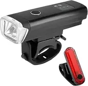 Bicycle Light USB Rechargeable LED Bike Front Rear Light Set for Cycling Bike