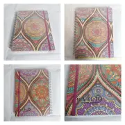 Colorful Spiral Mandala Hardcover Notebook – Lined Diary Journal Pad