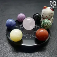 在飛比找蝦皮購物優惠-高階多寶七星陣 六芒星 轉運 七星盤 粉晶 紫晶 黃玉 黑曜