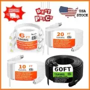 Gauge Plug Extension Cord Heavy Duty Flexible, 15A 1875W 125V 14AWG SJTW ETL