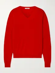 [The Row] The Row - Haius Wool Sweater - Red - x large x large Red