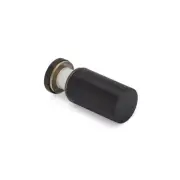 Portals Oceana Single-Sided Cylinder Knob - Matte Black