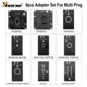 Xhorse VH23 VH26 VH36 VH40 VH41 VH42 VH43 VH44 VH45 Adapter 9pcs For Multi Prog
