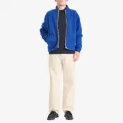 Drake's Boucle Wool Zip Fleece Jacket