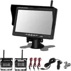 Manan 7" Wireless Rear View Monitor + WIFI Reverse Camera Screen Kit 12V
