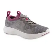 Ladies Running Tennis Shoe Grey Size 6 1/2 Med
