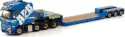 WSi 1:50 Scale Mercedes Benz Actros MP4 SLT Giga Space 8x4 Lowloader 'APB Plzen'