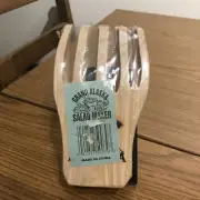 Grand Alaska Wooden Bear Claws Salad Maker Forks Utensils 6.25 x 3.25 49th State