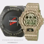 Authentic Casio G-Shock Men's Zebra Camouflage Classic Digital Watch DW6900ZB-9