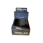 Zen King Size Slim Rolling Paper Box Natural Rice Paper, Ultra-Thin, 50 Packs