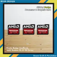 在飛比找蝦皮購物優惠-貼紙標誌 AMD Radeon R5 R7 R9 系列徽章顯