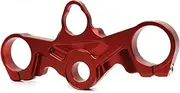 GSXR1000 GSX-R1000 CNC Aluminum Front Fork Lowering Triple Tree Upper Top Clamp for Suzuki GSXR GSX-R 1000 2005 2006 Accessories Decorate (Color : RED)