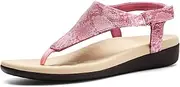 [UTENAG] Womens Arch Support Sandals Orthotic Adjustable Thong Flip Flops