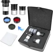 Astromania Telescope Accessory Kit for Beginner, Fully Coated 6mm Plossl 15mm