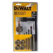 Dewalt 14pc SAE Fractional Tap and Hex Die Set DWA1452 - SEALED NOS