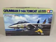 Tamiya 1/48 Aircraft No.122 Grumman F-14A Tomcat Late Model Launch Set 61122