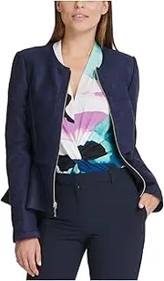 [DKNY] Womens Navy Zip Up Jacket Size