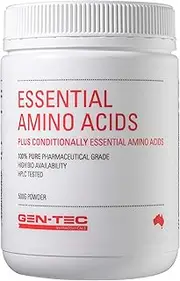 Gen-Tec Nutrition Essential Amino Acids Powder, 500 Grams
