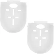 Angoily Security Camera Wall Mount Bracket Round Floating Shelf Easy Adhesive Mount for Monitors