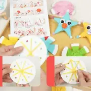 15Pcs Toy Threading Board Thread Holder Preschool Toy for Kids