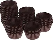 500pcs Paper Cupcake Liners: Mini Muffin Baking Cups Grease-Resistant Chocolate Truffle Candy Wrappers for Christmas Birthday Anniversaries Graduations Bakeries