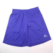 LAFROI Mens Fitness Exercise Quick Dry Loose Fit Shorts, Purple, M