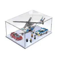 在飛比找Yahoo!奇摩拍賣優惠-亞克力防塵盒適用樂高60138高速追捕警察汽車展示模型玩具透