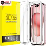 Jetech Screen Protector for Iphone 15 6.1-Inch, Tempered Glass Film with Easy In
